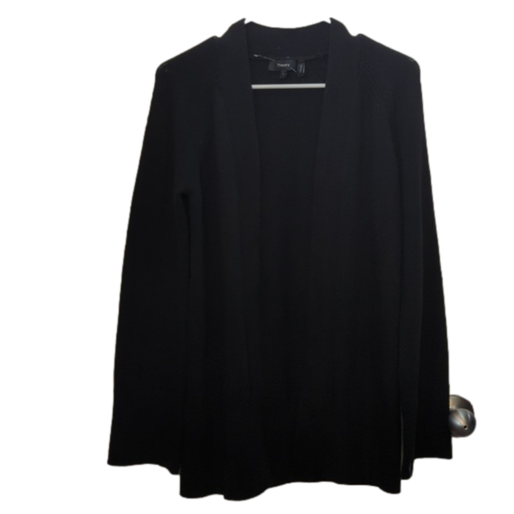 Theory women's black cardigan sweater S small NWT